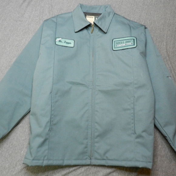 Vintage Other - VINTAGE Wear Gaurd Jacket Size Large Sage Green Zappa Patch Mechanics Eisenhower